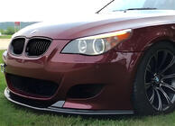 BMW 5 Series E60/E61 2003-2010 Frontlippe DPT (Ohne Finnen, Für M5 Hamann, Schwarz Glanz) Foto 1