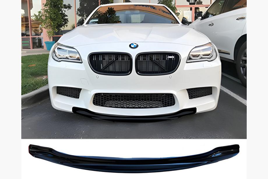 BMW 5 Series F10/F11 2010–2016 Frontlippe DPT V1 (Für M5, Schwarz Glanz) Foto 1
