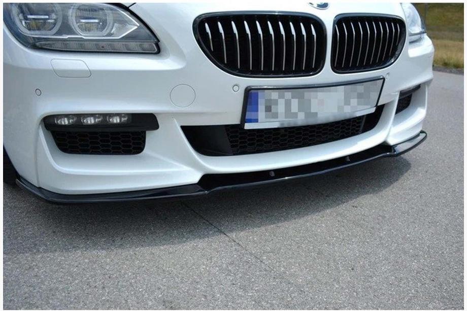 BMW 6 Series F12/F13/F06 2011-2018 Frontlippe DPT (für M Performance, Schwarz Glanz) Foto 3