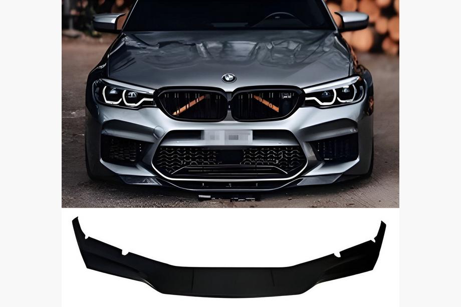BMW 5er G30/G31 2017–2023 Frontlippe DPT (Für M5, 2017-2020, Schwarz Glanz) Foto 1