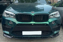 BMW X5 F15 2013-2018 Frontlippe DPT V-2 (für X5M F85, Schwarz Glanz) Foto 2