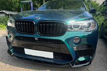BMW X5 F15 2013-2018 Frontlippe DPT V-2 (für X5M F85, Schwarz Glanz) Foto 17