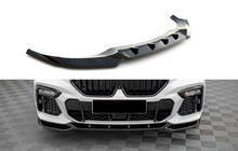 BMW X6 G06 2019–2027 Frontlippe DPT V-1 (Für M, Schwarz Glanz) Foto 1