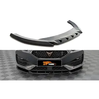 Frontlippe DPT (für Cupra, Schwarz Glanz) Seat Leon 2020-