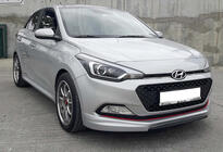 Hyundai I-20 2014-2020 Frontlippe DPT (Schwarz Glanz) Foto 1
