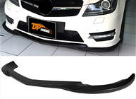 Mercedes C-class W204 2007-2015 Frontstoßstangenlippe DPT V2 (2011-2015, Schwarz Glanz) Foto 1