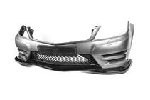 Mercedes C-class W204 2007-2015 Frontstoßstangenlippe DPT V2 (2011-2015, Schwarz Glanz) Foto 10