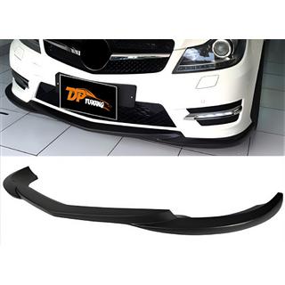 Frontstoßstangenlippe DPT V2 (2011-2015, Schwarz Glanz) Mercedes C-class W204 2007-2015 Foto 1