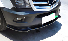 Mercedes Sprinter W906 2006–2018 Frontlippe DPT (Schwarz Glanz) Foto 1