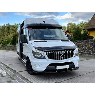 Frontlippe DPT (Schwarz Glanz) Mercedes Sprinter W906 2006–2018 Foto 3
