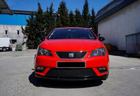 Seat Ibiza 2010-2017 Frontlippe DPT V-1 (Schwarz Glanz) Foto 1
