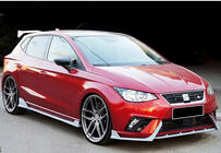 Seat Ibiza 2010-2017 Frontlippe DPT V-2 (Schwarz Glanz) Foto 2