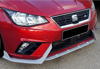 Seat Ibiza 2010-2017 Frontlippe DPT V-2 (Schwarz Glanz) Foto 1