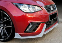 Seat Ibiza 2010-2017 Frontlippe DPT V-2 (Schwarz Glanz) Foto 11
