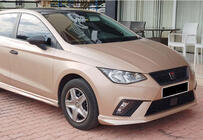 Seat Ibiza 2010-2017 Frontlippe DPT V-3 (Schwarz Glanz) Foto 2