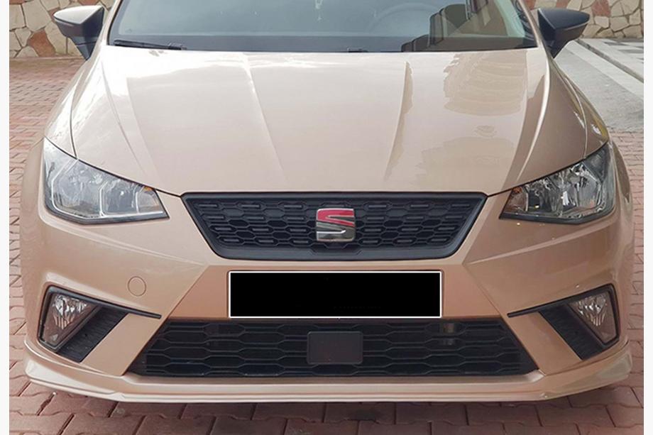 Seat Ibiza 2010-2017 Frontlippe DPT V-3 (Schwarz Glanz) Image