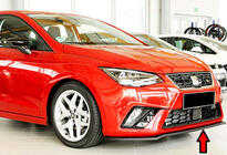 Seat Ibiza 2010-2017 Frontlippe DPT V-4 (Schwarz Glanz) Foto 1