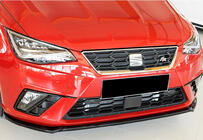 Seat Ibiza 2010-2017 Frontlippe DPT V-4 (Schwarz Glanz) Foto 3