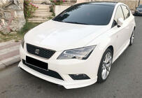 Seat Leon 2013-2020 Frontlippe DPT V-1 (2013-2016, grundiert zum Lackieren) Foto 3