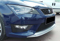 Seat Leon 2013-2020 Frontlippe DPT V-2 (2013-2016, Schwarz Glanz) Foto 4
