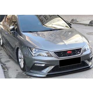 Frontlippe DPT V-2 (2017-2020, Schwarz Glanz) Seat Leon 2013-2020 Foto 1