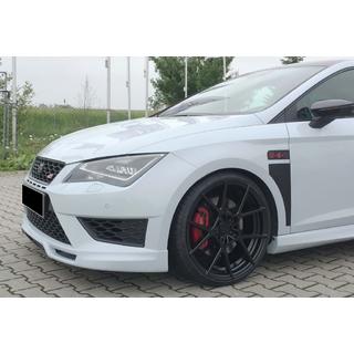 Frontlippe DPT V-5 (2017-2020, Schwarz Glanz) Seat Leon 2013-2020 Foto 2