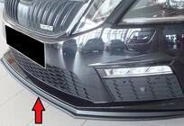 Skoda Octavia III A7 2013-2019 Frontlippe DPT V-2 (2017-2019 RS, Schwarz Glanz) Foto 1