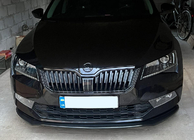 Skoda Superb 2015-2024 Frontlippe DPT V-2 (2015-2020, Schwarz Glanz) Foto 12
