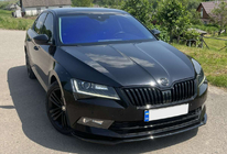 Skoda Superb 2015-2024 Frontlippe DPT V-2 (2015-2020, Schwarz Glanz) Foto 13