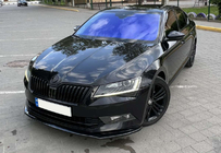 Skoda Superb 2015-2024 Frontlippe DPT V-2 (2015-2020, Schwarz Glanz) Foto 15