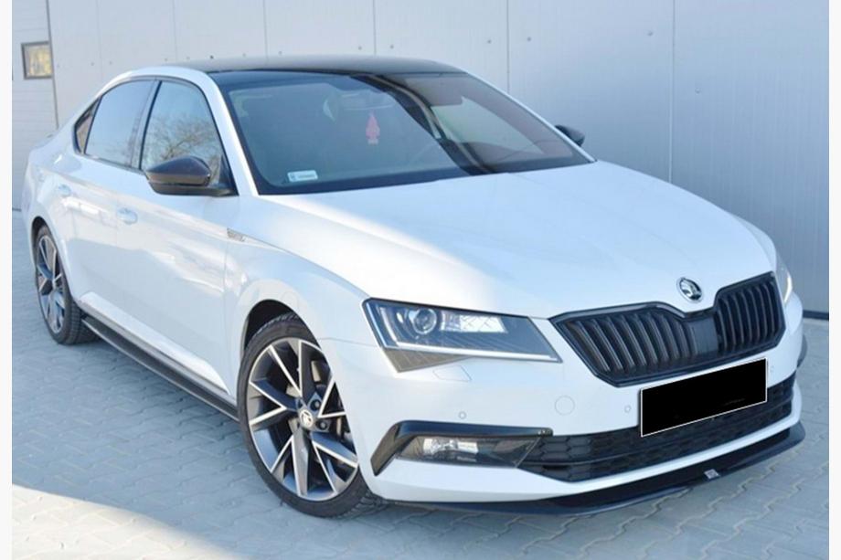 Skoda Superb 2015-2024 Frontlippe Stoßstange DPT V-4 (2015-2020, Schwarz Glanz) Foto 1
