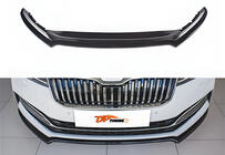 Skoda Superb 2015-2024 Frontlippe DPT V-4 (2021-, Schwarz Glanz) Foto 1