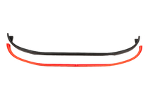 Universelle Frontlippe DPT Red (ABS, Schwarz Glanz) Foto 5