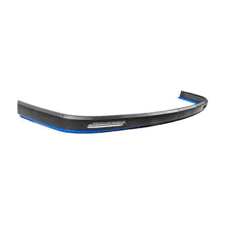 Universelle Frontlippe DPT Blue V-1 (ABS, Schwarz Glanz) Foto 3
