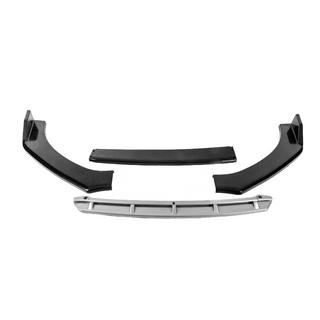 Universelle Frontlippe DPT Black V-2 (ABS, Schwarz Glanz/Grau) Foto 4