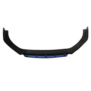 Universelle Frontlippe DPT Blue V-2 (ABS, Schwarz Glanz)