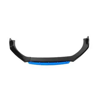 Universelle Frontlippe DPT Blue V-2 (ABS, Schwarz Glanz) Foto 1