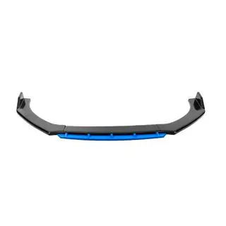 Universelle Frontlippe DPT Blue V-2 (ABS, Schwarz Glanz) Foto 2