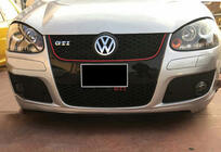Volkswagen Golf 5 2003-2009 Frontlippe DPT V-1 (für GTI, Schwarz Glanz) Foto 1