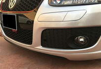 Volkswagen Golf 5 2003-2009 Frontlippe DPT V-2 (für GTI, Schwarz Glanz) Foto 2