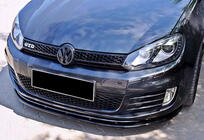Volkswagen Golf 6 2008-2014 Frontlippe DPT V-2 (für GTI, Schwarz Glanz) Foto 1