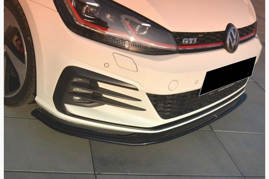 Volkswagen Golf 7/E-Golf 2012-2020 Frontlippe DPT V-2 (für GTI, 2017-2019, Schwarz Glanz) Foto 3