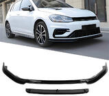 Volkswagen Golf 7/E-Golf 2012-2020 Frontlippe DPT V-5 (für R / R-Line HB, 2017-2019, Schwarz Glanz) Foto 1
