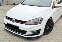Volkswagen Golf 7/E-Golf 2012-2020 Frontlippe DPT V-2 (für GTI, 2012-2017, Schwarz Glanz) Foto 5