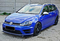 Volkswagen Golf 7/E-Golf 2012-2020 Frontlippe DPT V-2 (für R / R-Line HB, 2012-2017, Schwarz Glanz) Foto 1