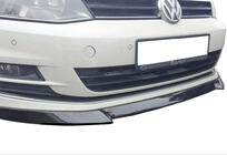 Volkswagen Golf 7/E-Golf 2012-2020 Frontlippe DPT V-4 (für Serienstoßstange, 2012-2017, Schwarz Glanz) Foto 3