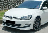 Volkswagen Golf 7/E-Golf 2012-2020 Frontlippe DPT V-5 (für Serienstoßstange, 2012-2017, Schwarz Glanz) Foto 1