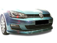Volkswagen Golf 7/E-Golf 2012-2020 Frontlippe DPT V-2 (für Serienstoßstange, 2012-2017, Schwarz Glanz) Foto 4