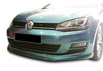 Volkswagen Golf 7/E-Golf 2012-2020 Frontlippe DPT V-2 (für Serienstoßstange, 2012-2017, Schwarz Glanz) Foto 2