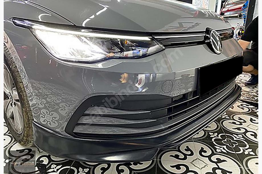 Volkswagen Golf 8 2019- Frontlippe DPT V-1 (Schwarz Glanz) Image